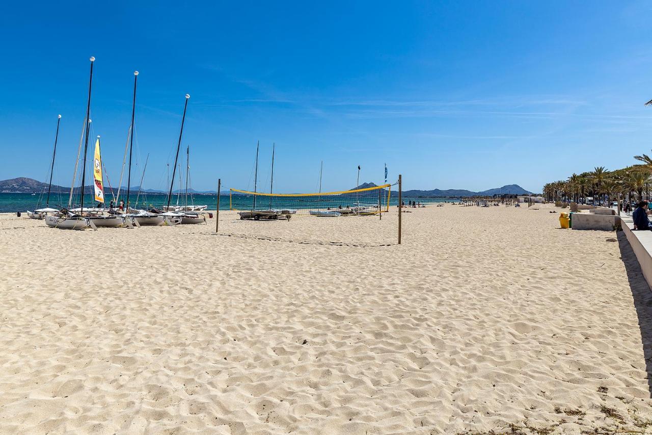 La Gola Apartment, First-Line Beachfront, Newly Refurbished Port de Pollença Esterno foto